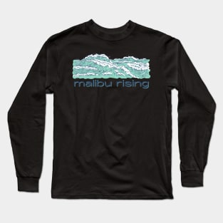 Malibu Rising Taylor Reid Book Novel Illustration Long Sleeve T-Shirt